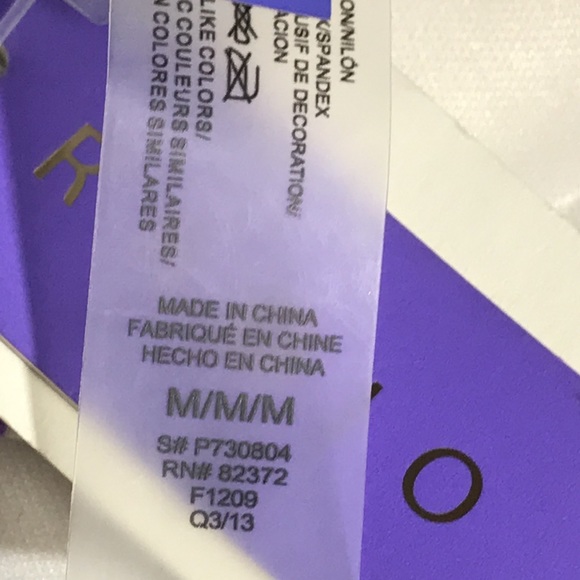 Radio Fiji Zola Halter Bikini Swim Top Multi Color Print Sz M NWT - Picture 6 of 7